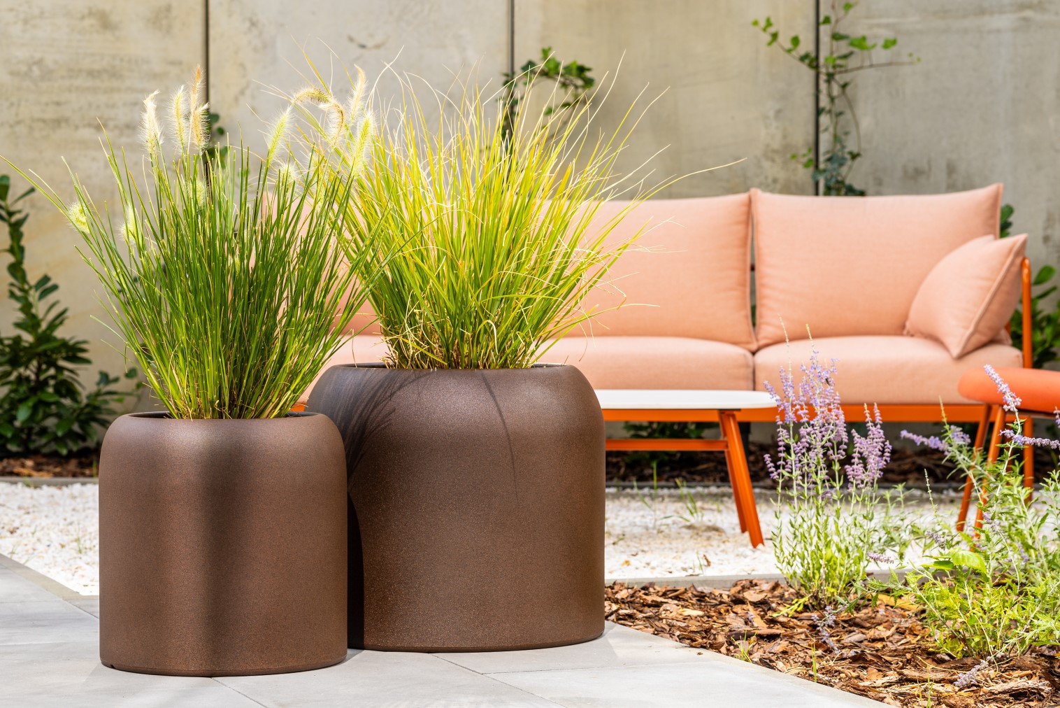 Duża okrągła donica Monumo Lago